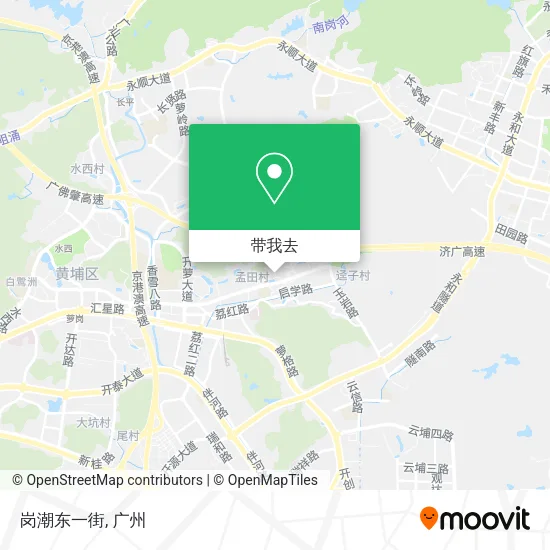 岗潮东一街地图