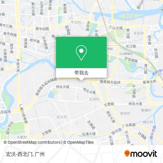 宏沃-西北门地图