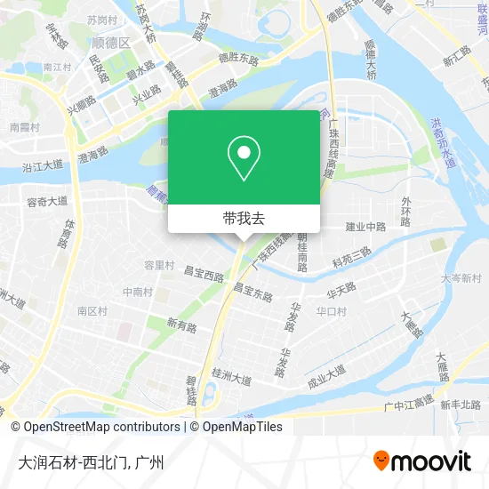大润石材-西北门地图