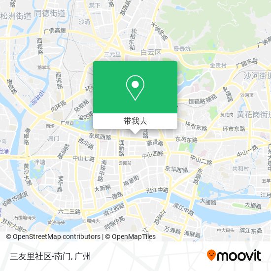 三友里社区-南门地图