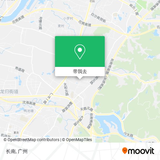 长南地图