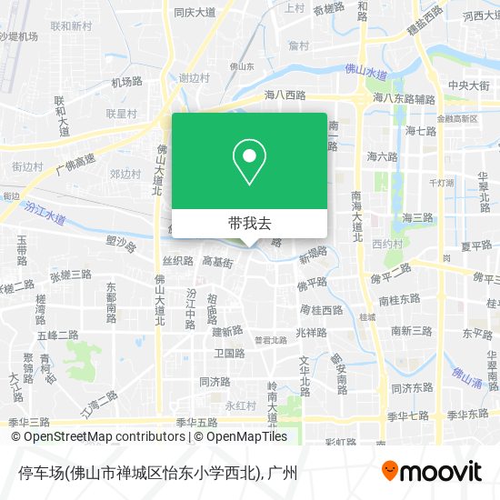 停车场(佛山市禅城区怡东小学西北)地图