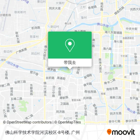 佛山科学技术学院河滨校区-8号楼地图