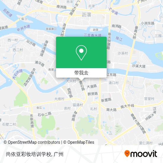 尚依亚彩妆培训学校地图