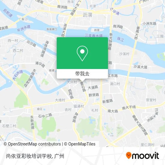 尚依亚彩妆培训学校地图