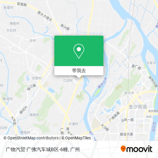 广物汽贸·广佛汽车城B区-6幢地图