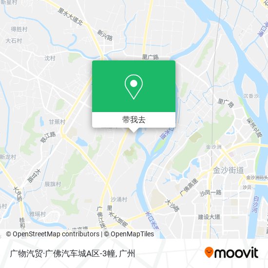 广物汽贸·广佛汽车城A区-3幢地图