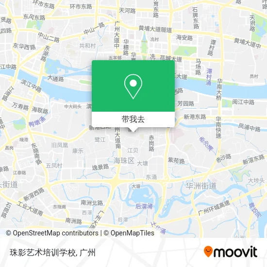 珠影艺术培训学校地图