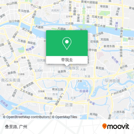 叠景路地图