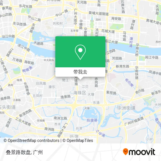 叠景路散盘地图