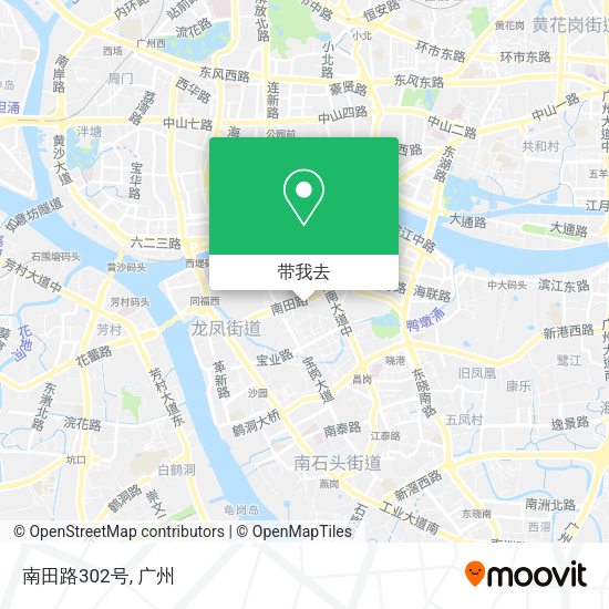南田路302号地图