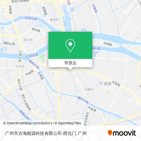 广州市古海能源科技有限公司-西北门地图