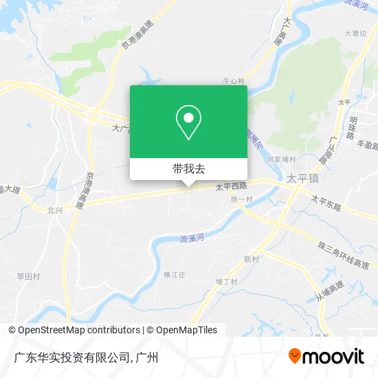 广东华实投资有限公司地图