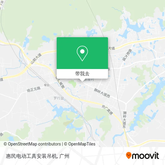 惠民电动工具安装吊机地图