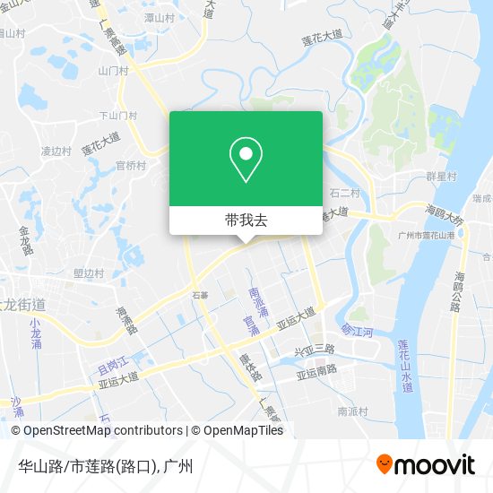 华山路/市莲路(路口)地图