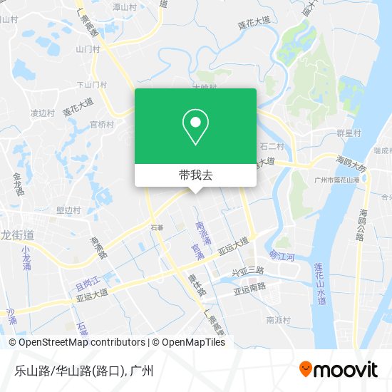 乐山路/华山路(路口)地图
