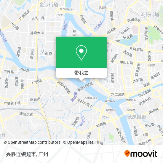 兴胜连锁超市地图