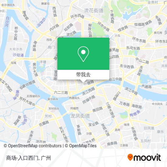 商场-入口西门地图