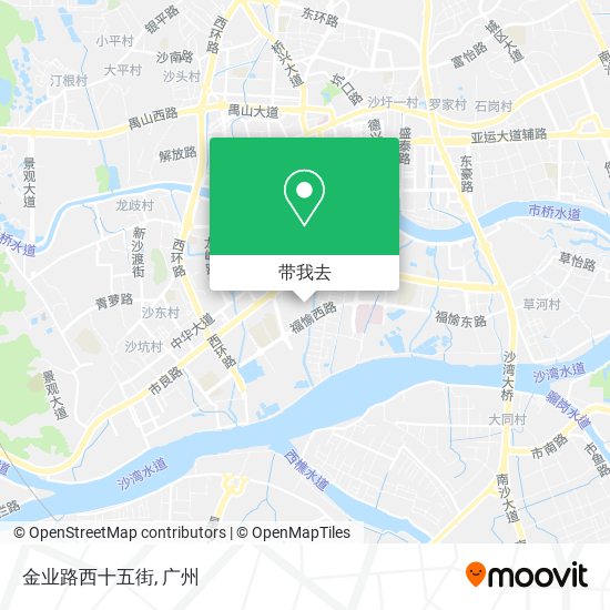 金业路西十五街地图
