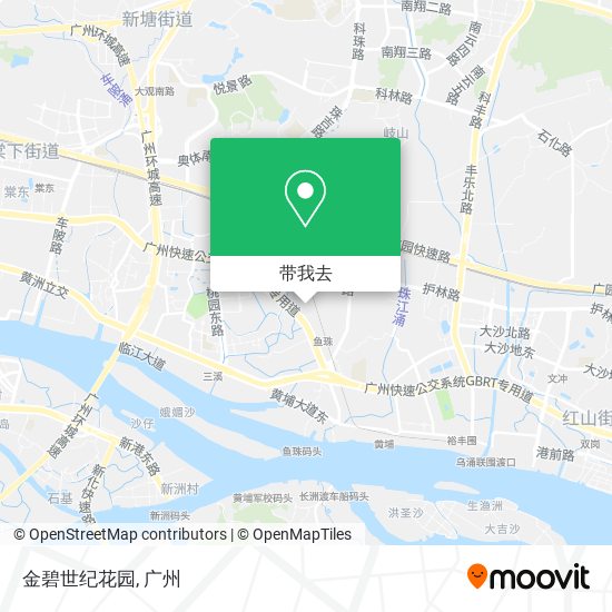 金碧世纪花园地图