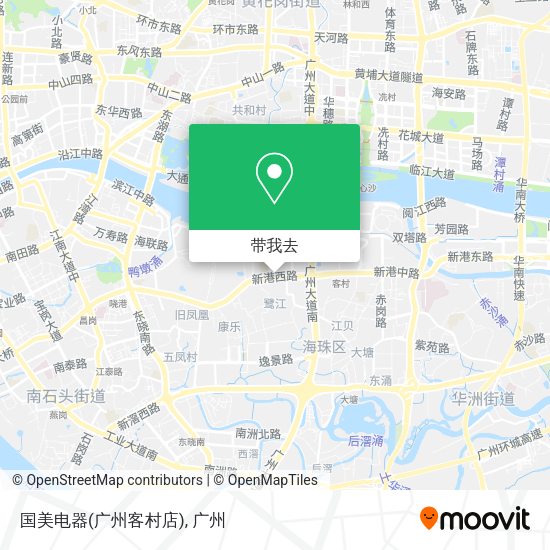 国美电器(广州客村店)地图