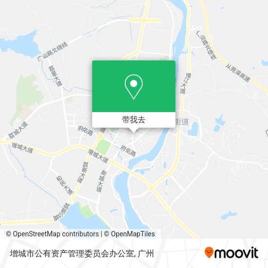 增城市公有资产管理委员会办公室地图