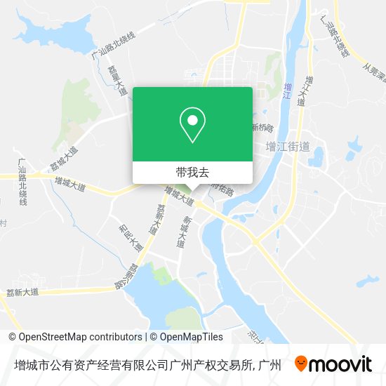 增城市公有资产经营有限公司广州产权交易所地图