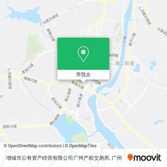 增城市公有资产经营有限公司广州产权交易所地图
