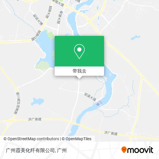 广州霞美化纤有限公司地图