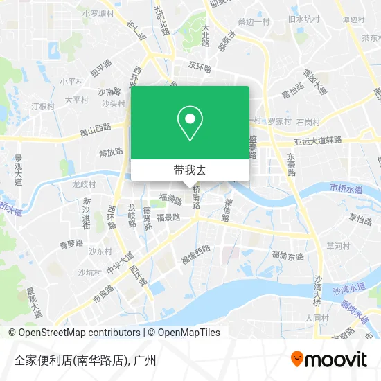 全家便利店(南华路店)地图