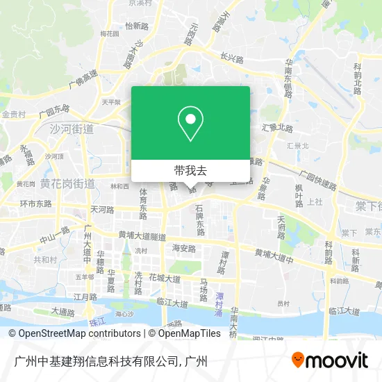 广州中基建翔信息科技有限公司地图