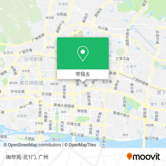 御华苑-北1门地图