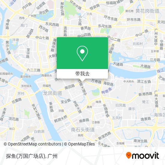 探鱼(万国广场店)地图