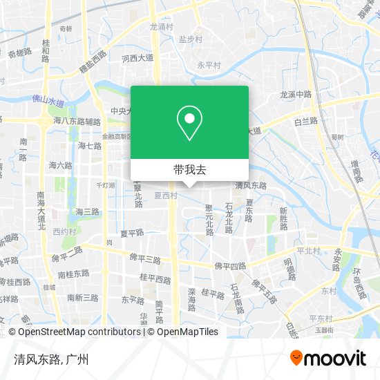 清风东路地图