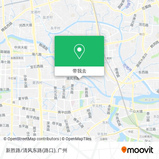 新胜路/清风东路(路口)地图