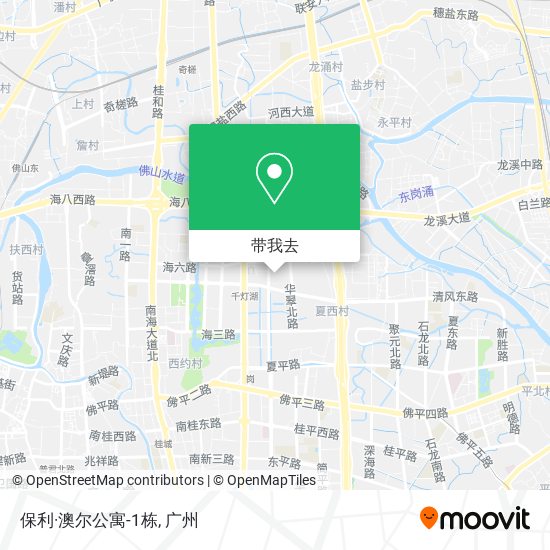 保利·澳尔公寓-1栋地图