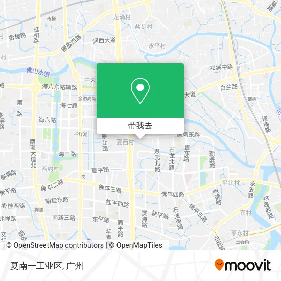 夏南一工业区地图