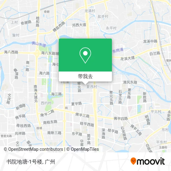 书院地塘-1号楼地图