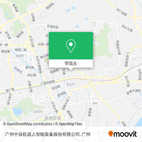 广州中设机器人智能装备股份有限公司地图