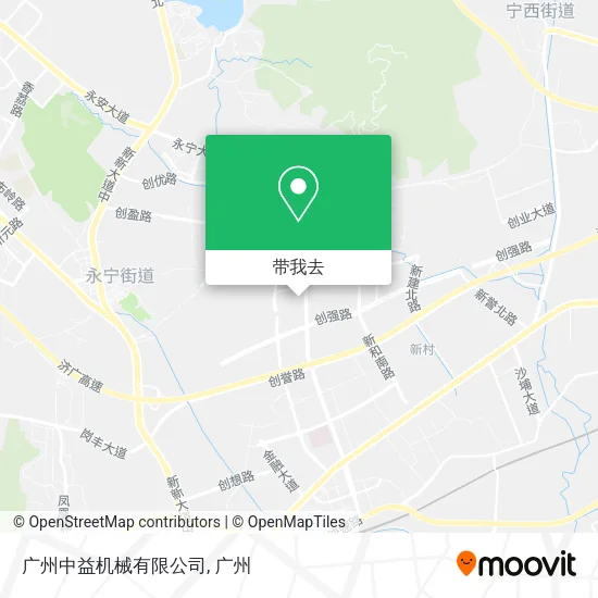 广州中益机械有限公司地图