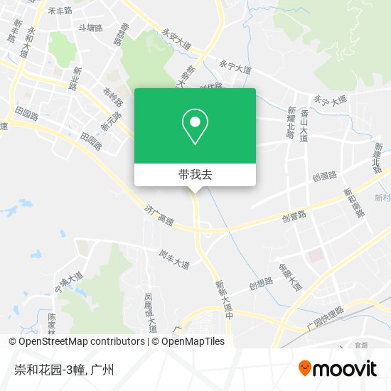 崇和花园-3幢地图