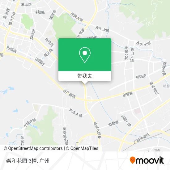 崇和花园-3幢地图