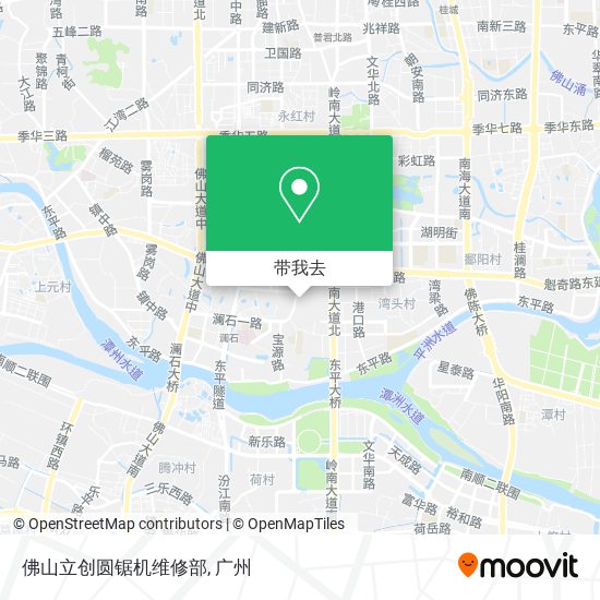 佛山立创圆锯机维修部地图