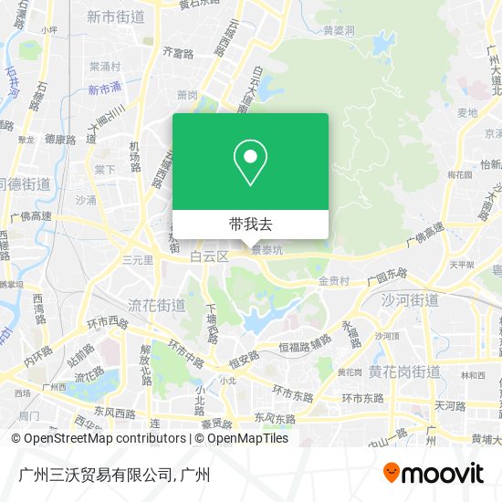 广州三沃贸易有限公司地图
