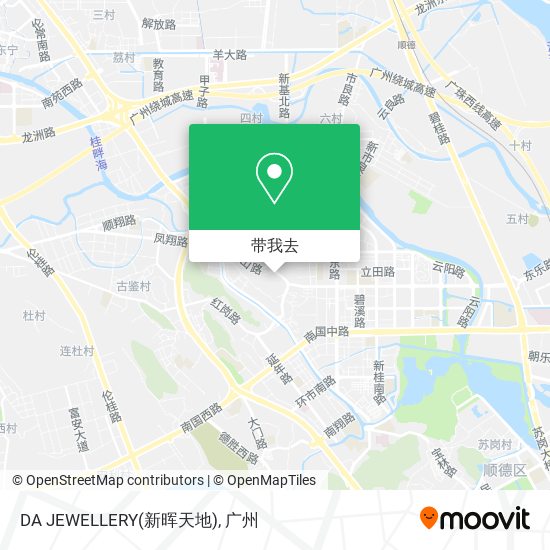 DA JEWELLERY(新晖天地)地图