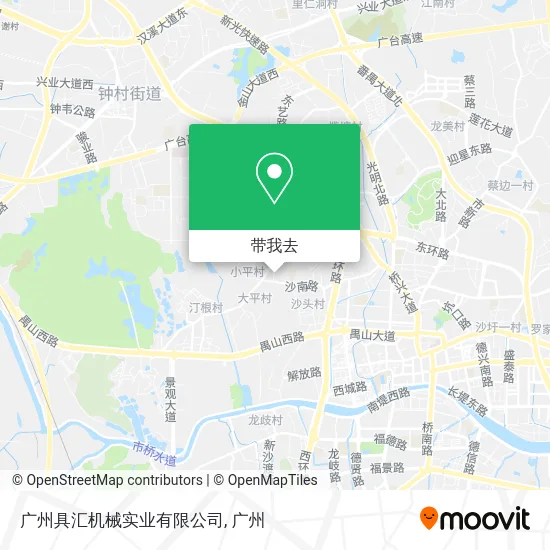 广州具汇机械实业有限公司地图