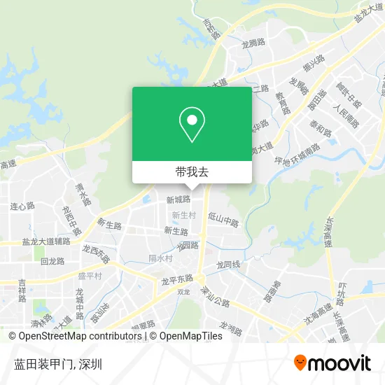 蓝田装甲门地图