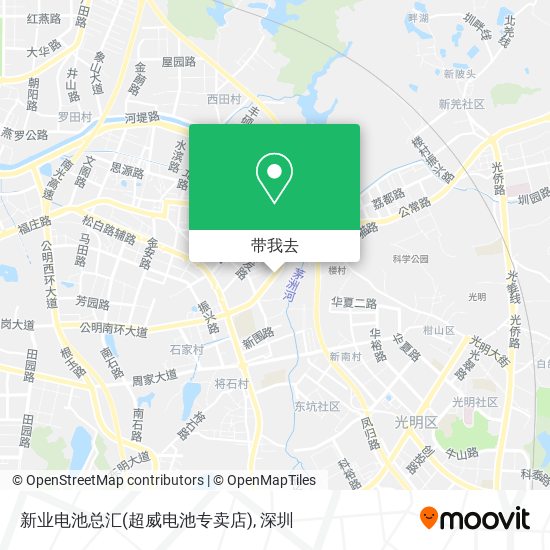 新业电池总汇(超威电池专卖店)地图
