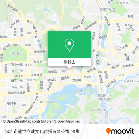 深圳市盛世立成文化传播有限公司地图