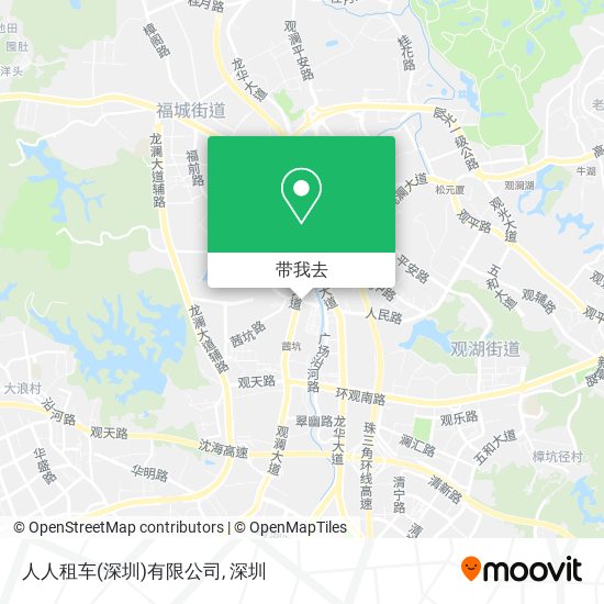 人人租车(深圳)有限公司地图